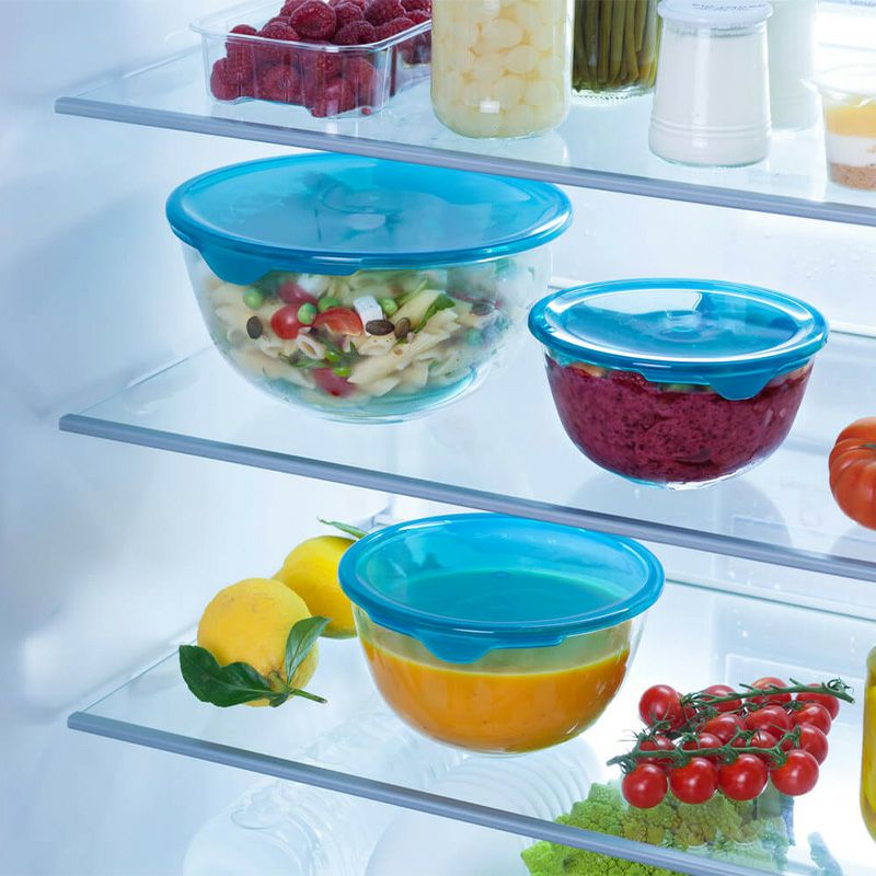 PYREX　ガラスボウル PYREX/パイレックス フタつき耐熱ガラスボウル 1.0L | KURAWANKA