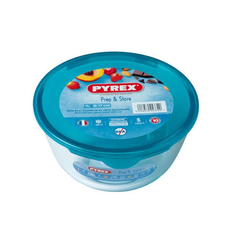 PYREX/パイレックス フタつき耐熱ガラスボウル 1.0L | KURAWANKA
