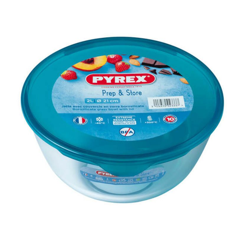 PYREX/パイレックス フタつき耐熱ガラスボウル 2.0L | KURAWANKA