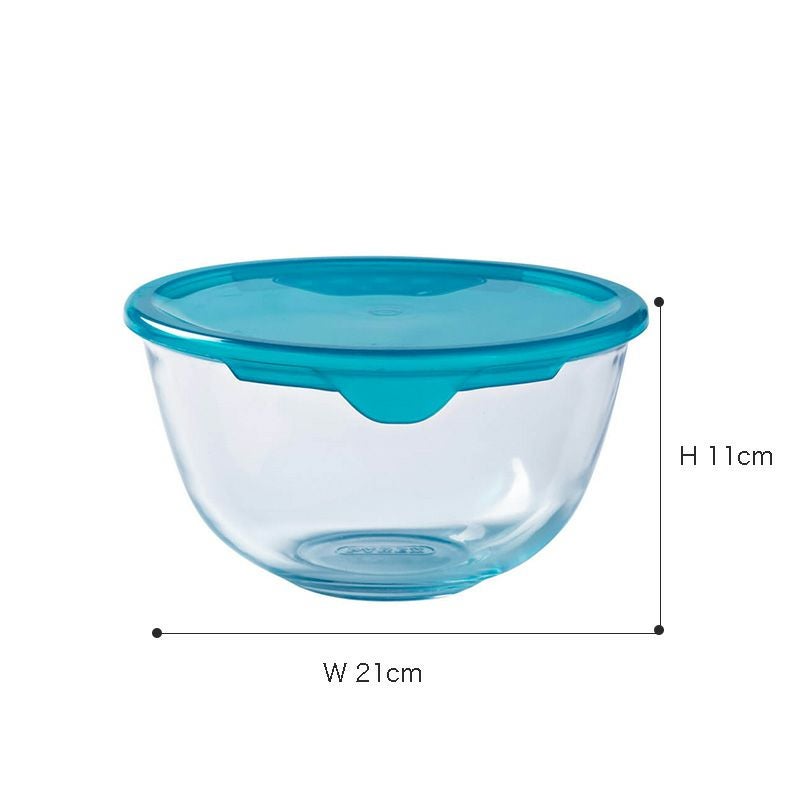 PYREX/パイレックス フタつき耐熱ガラスボウル 2.0L | KURAWANKA
