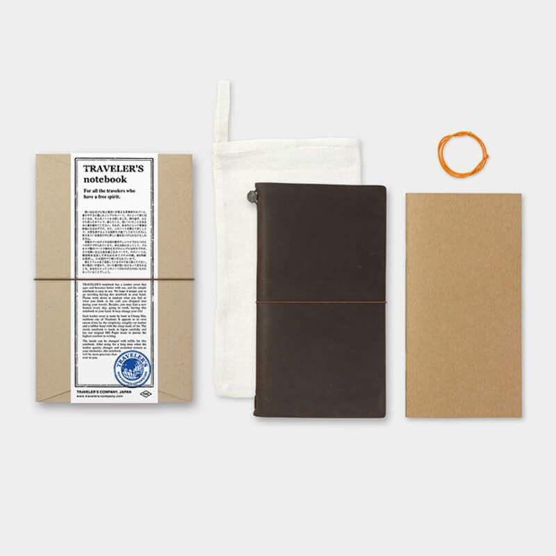【新品未使用】トラベラーズノート レギュラーサイズ ブラウン TRAVELER'S notebook Regular Size Brown / トラベラーズノート