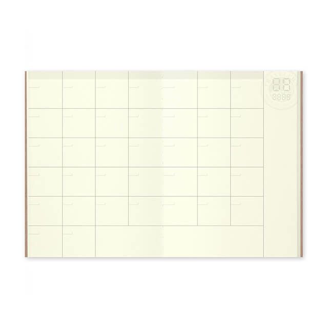 トラベラーズノート パスポートサイズリフィル 月間フリー