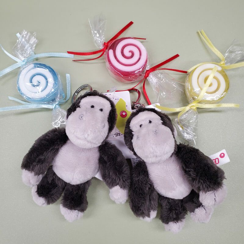 NICI BBキーリング(キーホルダー) ゴリラ 10cm