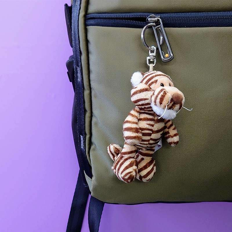 NICI BBキーリング(キーホルダー) ワイルドフレンズ22タイガー 10cm
